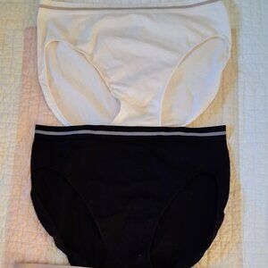 NEW ELLEN TRACY Women’s High Cut Brief Panties Breathable Seamless Size 7
